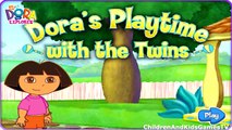 Dora the Explorer Doras Playtime with the Twins Game HD Baby Video
