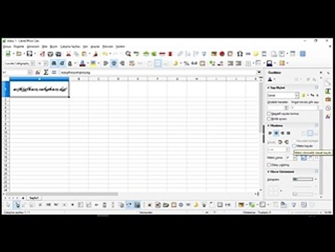 51 Ders-LibreOffice Calc hızlı biçimlendirme