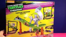 Teenage Mutant Ninja Turtles T Machines Turtles Revenge Race Track TMNT with BONUS VEHICLE!