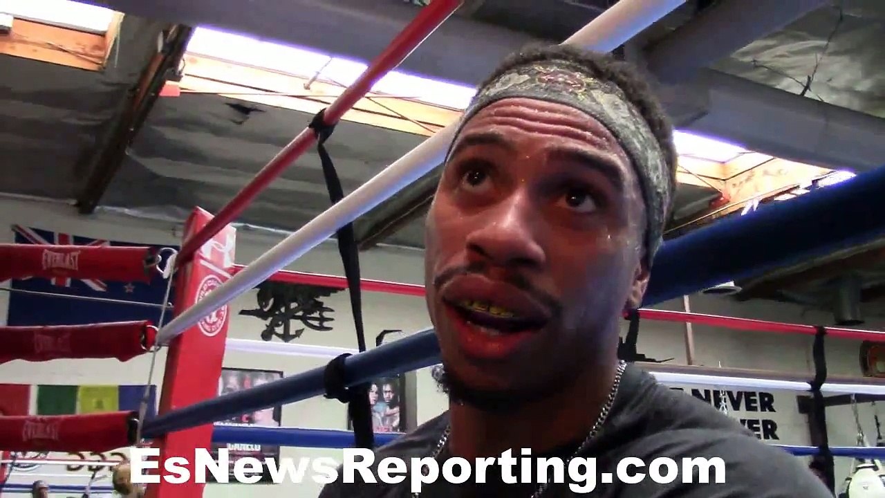 Brandyn Lynch after sparring with Shane Mosley - EsNews Boxing-vKfwGZm9LWQ