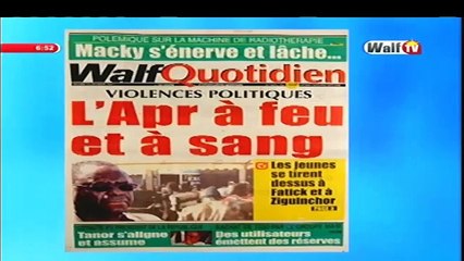 Revue de presse Walftv du 13 février 2017