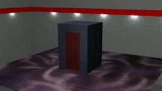 ascenseur futuriste 3D