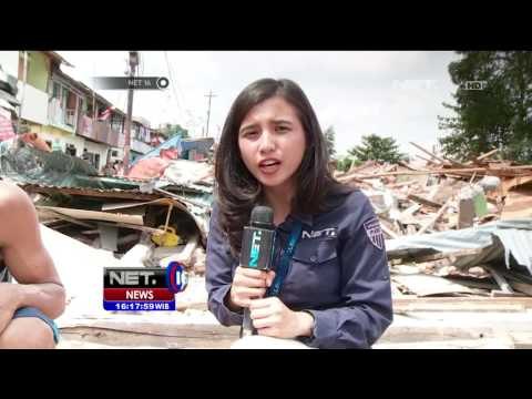 Kawasan Bantaran Sungai Ciliwung di Bukit Duri Rata Dengan Tanah - NET16