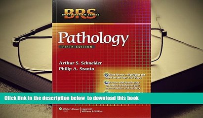 PDF [FREE] DOWNLOAD  BRS Pathology (Board Review Series) [DOWNLOAD] ONLINE