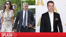 Matt Damon conmocionado con las noticias de bebé de Clooney