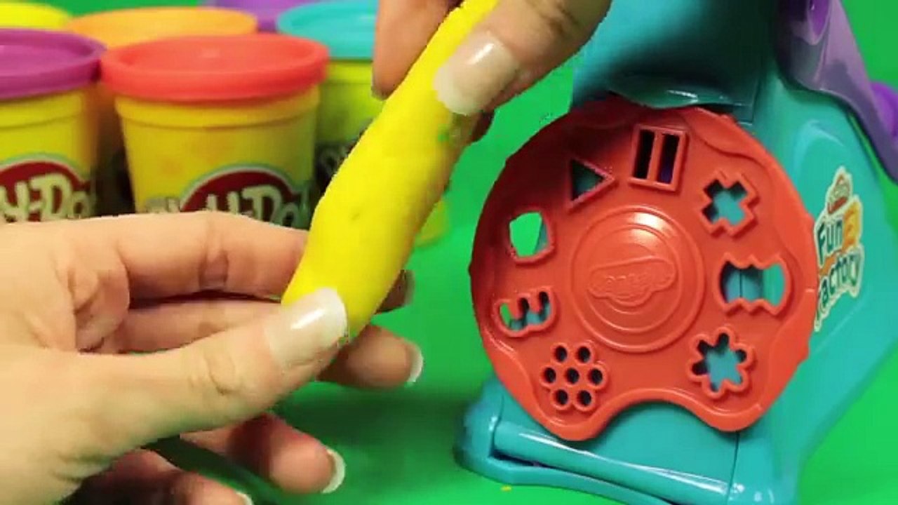 Play Doh Fun Factory Spin n Store Play Doh 50th Anniversary How to make Playdough Strips