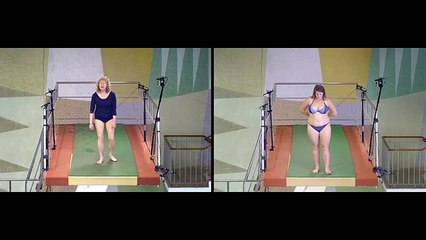 Une expérience qui défie la peur  les participants doivent sauter d'un plongeoir à 10 m de hauteur