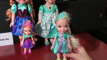 Elsa and Anna toddlers toy dolls video presentation review Frozen