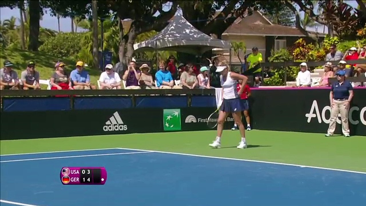 Fed Cup Vandeweghe v Petkovic 2 set