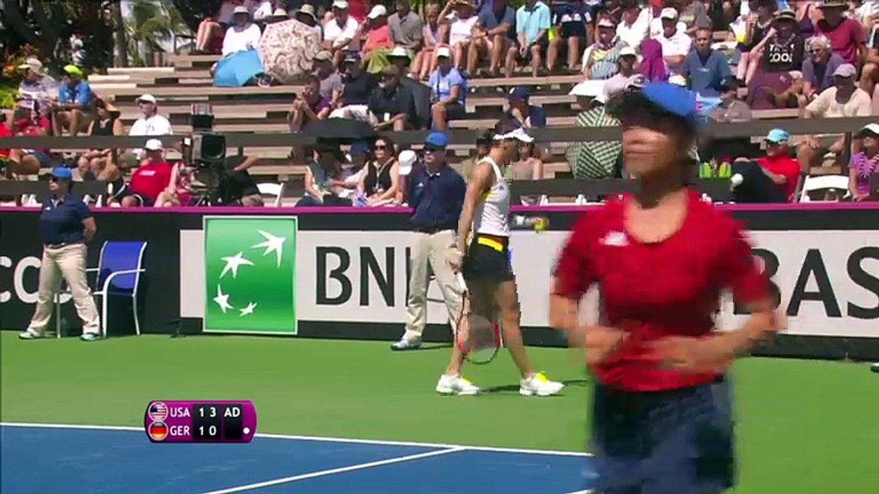 Fed Cup Vandeweghe v Petkovic 3 set