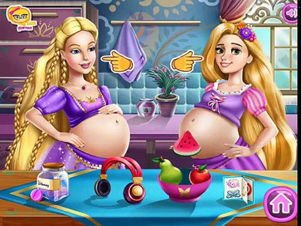 Princess Baby - Barbie And Rapunzel Pregnant/Беременная Барби и Рапунцель