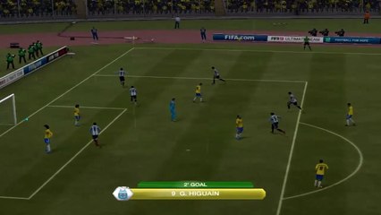 Fifa 13 Brazilia Argentina Meci in zece pierdut!