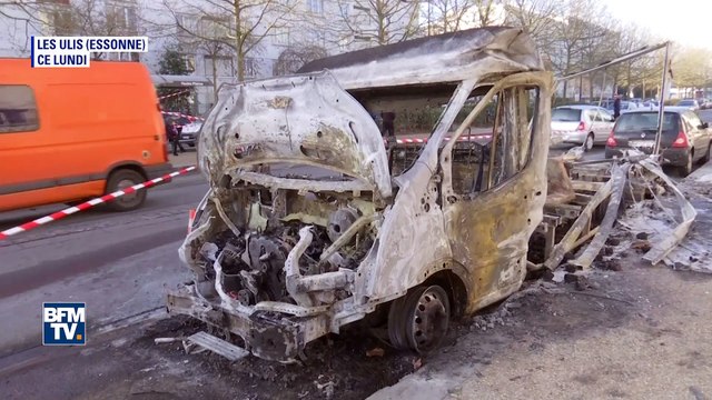 Les Ulis: les images du commissariat après avoir été caillassé