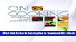[Read Book] On Cooking: A Textbook of Culinary Fundamentals, 4th Edition Kindle