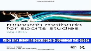 [Read Book] Research Methods for Sports Studies: Third Edition (Volume 1) Kindle