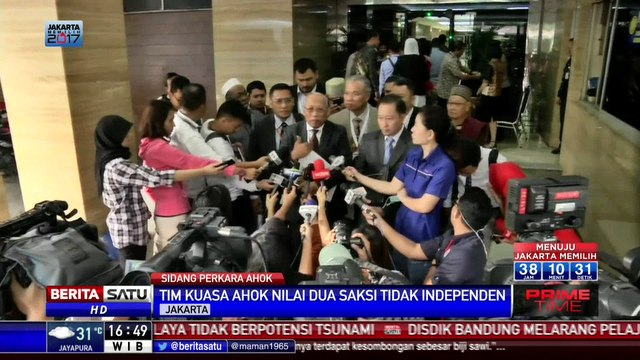 Tim Kuasa Hukum Ahok Tolak Keterangan 2 Saksi Ahli JPU
