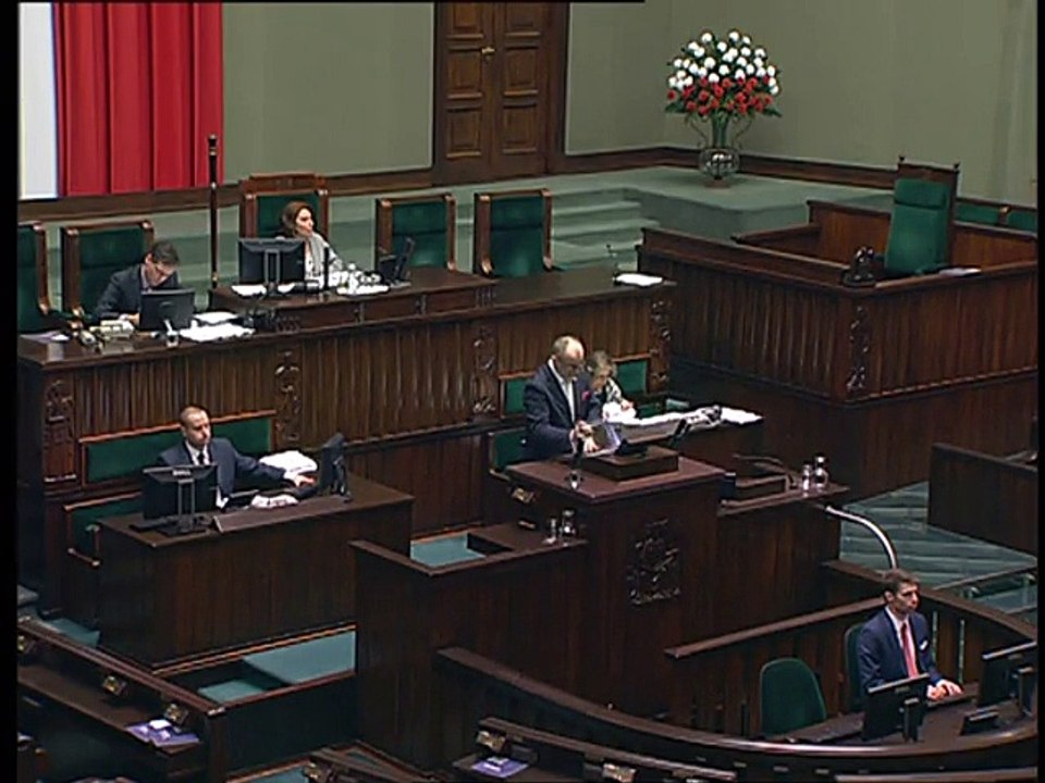 Poseł Jan Mosiński - Wystąpienie z dnia 09 lutego 2017 roku.