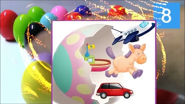Дети учатся считать цифры от 1 до 8 яиц с сюрпризом | Дети учатся Counting ЧИСЛА
