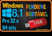 Criando Um Pendrve Butável Windows 8.1 Pro 32 e 64 Bits Programa Rufus