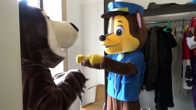 PAW Patrol Giant spider attacked Chase and Bear cartoon Masha and the Bear Crazy