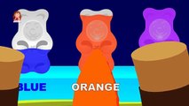 Colors for Children to Learn with Color Gummy Bear - Colours for Kids to Learn, Kids Learning Videos