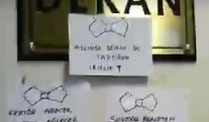 Cebeci kampüsünde öğrenciler dekanın istifasını istedi