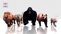 The Finger Family Animals Cartoon | Finger Family Animals Nursery Rhymes & Songs for Children in 3D
