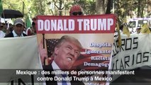 Mexique: des milliers de personnes manifestent contre Trump