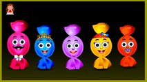 Sugar Candy Cartoons Singing Finger Family Children Nursery Rhymes for Kids and Babies