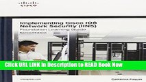 Get the Book Implementing Cisco IOS Network Security (IINS 640-554) Foundation Learning Guide (2nd