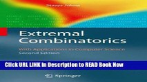 Get the Book Extremal Combinatorics: With Applications in Computer Science (Texts in Theoretical