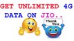 REMOVE 1GB LIMIT...GET UNLIMITED 4G DATA IN JIO..!!(360p)