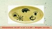 MARA STONEWARE COLLECTION  16 Serving Platter Collectible Plate  Southwest Bear Sun Paw 218b5983