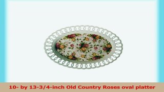 Royal Albert Old Country Roses Pierced Oval Platter 12c41f66