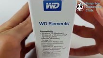 Western Digital WD Elements portable 2.5 inch 2TB unboxing Hard Drive