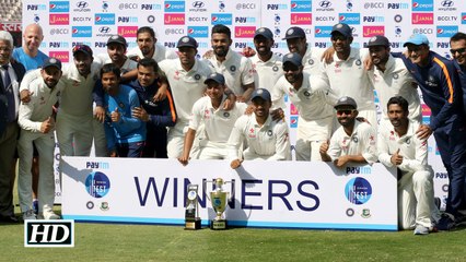 India bowled out Bangladesh, captures six consecutive Test series