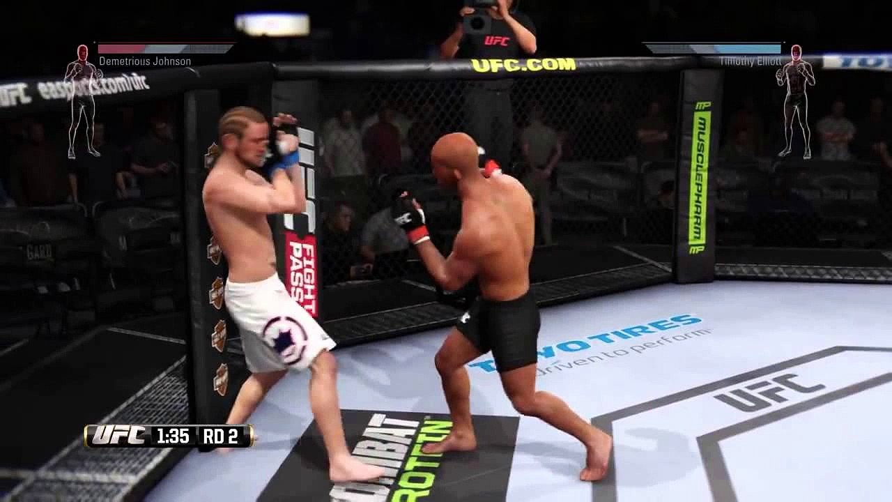 Demetrious Johnson X Tim Elliott UFC MMA 03-12-2016 Finale