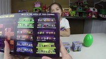 MINECRAFT SURPRISE BOXES & NETHER WORLD CASE Chocolate Egg   Spiderman Surprise Eggs Toys Review