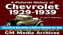 Books Chevrolet History : 1929-1939 (Pictorial History Series No. 1) (Pictorial History of
