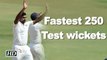 Ashwin becomes fastest bowler to take 250 Test wickets