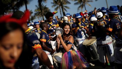 Brazil: pre-carnival festivities in Rio de Janeiro