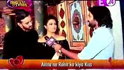 Yeh Hai Mohabbatein 14th February 2017  Anita Ne Rohit Ko Kiya Kiss