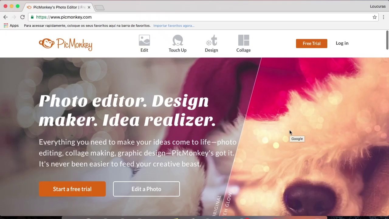 Como fazer miniatura de vídeo com picmonkey - Loucuras-Aleatórias