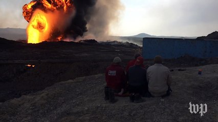 Oil well fires continue to rage months after Mosul offensive