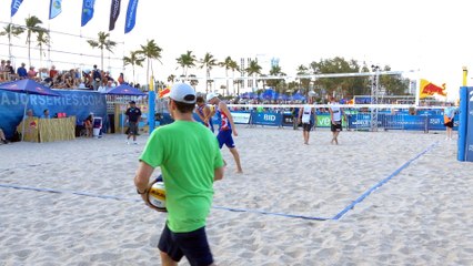 USA vs POL 2:0 GIBB Taylor CRABB vs SZALANKIEWICZ RUDOL  21:14 23:21