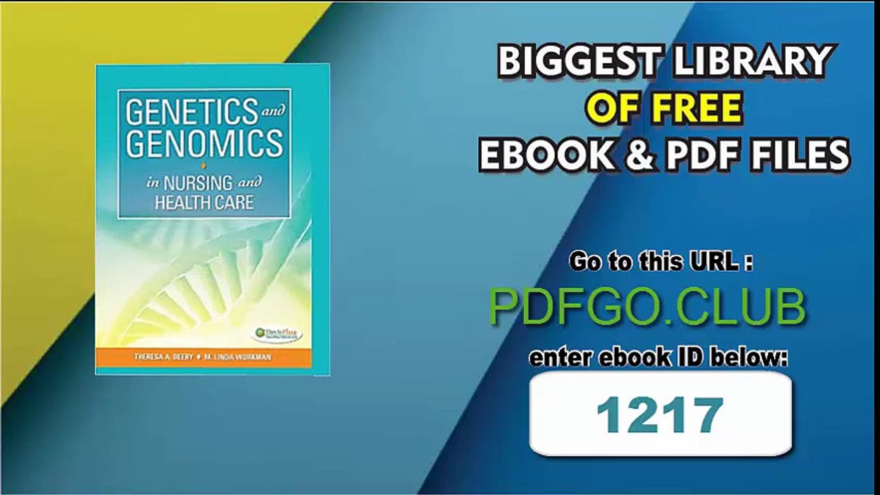 Genetics and Genomics in Nursing and Health Care 1st Edition