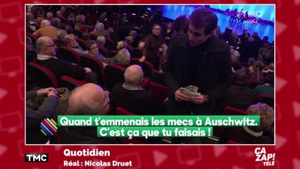 "T'emmenais les mecs à Auschwitz !" : un journaliste de Quotidien pris à partie par un militant de François Fillon