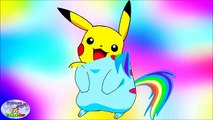 My Little Pony Transforms Pikachu Mane 6 Color Swap Pokemon MLP Surprise Egg and Toy Collector SETC