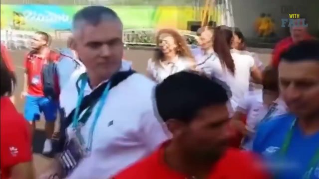 Rio 2016 Fails - Olympic accidents around games - Brazil 2016. Funny and dangerous situations. (1)