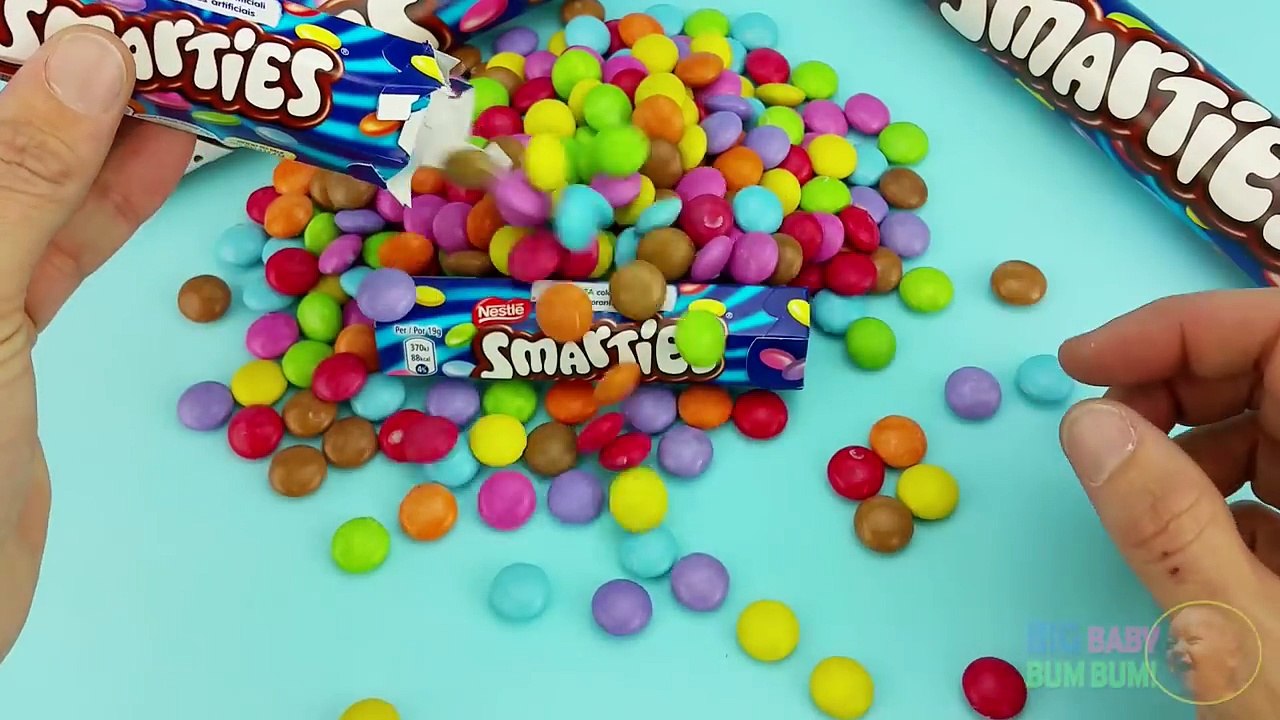New Learn Colours with Surprise Eggs and a Smarties Rainbow! Part 8